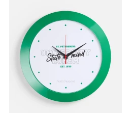 Часы настенные Vivid Large, зеленые