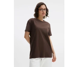 Футболка унисекс Regent 150, темно-коричневая (шоколад)