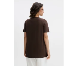 Футболка унисекс Regent 150, темно-коричневая (шоколад)