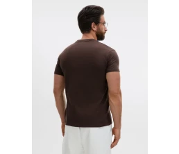 Футболка унисекс Regent 150, темно-коричневая (шоколад)