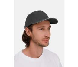 Бейсболка Long Beach, темно-серая со светло-серым Бейсболка Long Beach, темно-серая со светло-серым