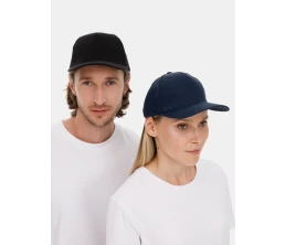 Бейсболка Long Beach, темно-синяя с белым