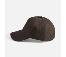 Бейсболка Long Beach, коричневая с бежевым