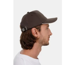 Бейсболка Long Beach, коричневая с бежевым