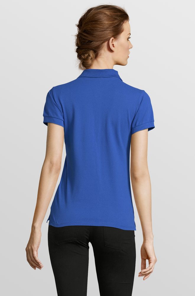 Рубашка поло женская People 210, ярко-синяя (royal) Рубашка поло женская People 210, ярко-синяя (royal)