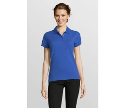 Рубашка поло женская People 210, ярко-синяя (royal) Рубашка поло женская People 210, ярко-синяя (royal)