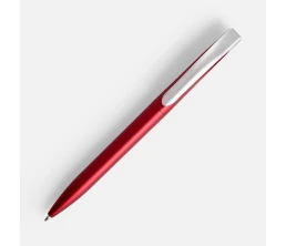 Ручка шариковая Pin Silver, красный металлик
