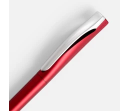Ручка шариковая Pin Silver, красный металлик