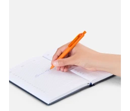 Ручка шариковая Prodir DS8 PRR-T Soft Touch, оранжевая