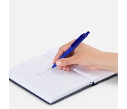 Ручка шариковая Prodir DS8 PRR-T Soft Touch, синяя