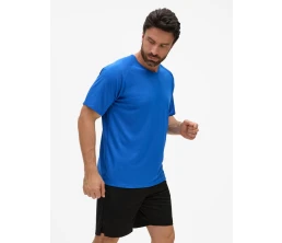 Футболка унисекс Sporty 140, ярко-синяя