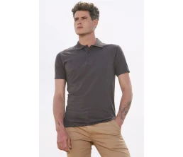 Рубашка поло мужская Prescott Men 170, темно-серая