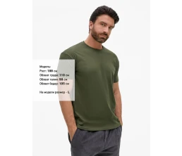 Футболка унисекс Regent 150, темный хаки
