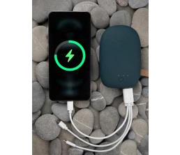 Внешний аккумулятор Pebble 7800 мАч, серо-синий