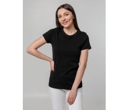 Футболка женская T-bolka Stretch Lady, черная