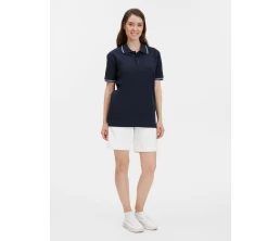 Рубашка поло Virma Stripes, темно-синяя