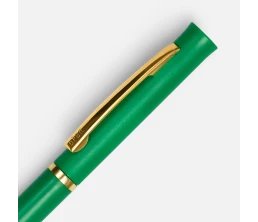 Ручка шариковая Euro Gold, зеленая