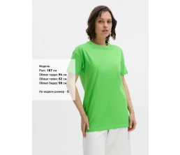 Футболка унисекс Regent 150, зеленый лайм