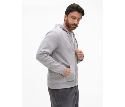 Толстовка унисекс Stone, серый меланж