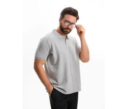 Рубашка поло мужская Phoenix Men, серый меланж