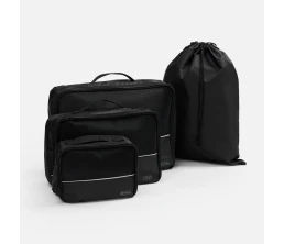 Дорожный набор сумок noJumble 4 в 1, черный