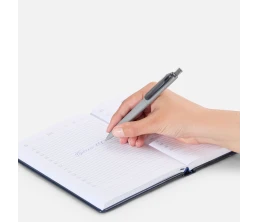 Ручка шариковая Prodir DS8 PRR-T Soft Touch, серая