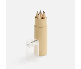Набор карандашей Pencilvania Office с точилкой, прозрачный