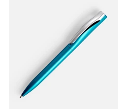 Ручка шариковая Pin Silver, голубой металлик