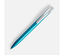 Ручка шариковая Pin Silver, голубой металлик