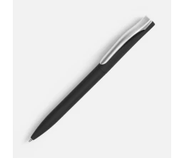 Ручка шариковая Pin Soft Touch, черная
