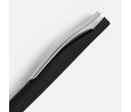 Ручка шариковая Pin Soft Touch, черная