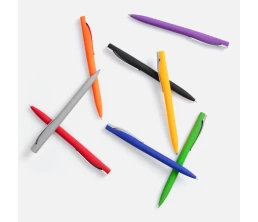 Ручка шариковая Pin Soft Touch, черная