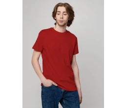 Футболка унисекс T-Bolka 160, темно-красная