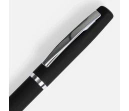 Ручка шариковая Bolt Soft Touch, черная