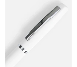 Ручка шариковая Bolt Soft Touch, белая