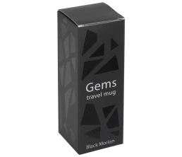 Термостакан Gems Black Morion, черный морион