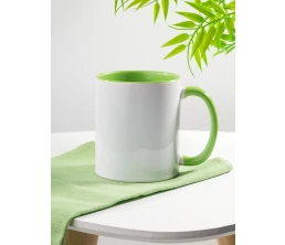 Кружка Promo Plus для сублимационной печати, зеленое яблоко