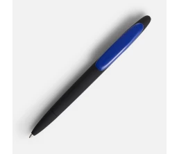 Ручка шариковая Prodir DS5 TRR-P Soft Touch, черная с синим