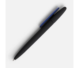 Ручка шариковая Prodir DS5 TRR-P Soft Touch, черная с синим