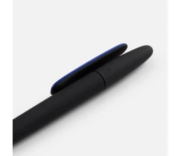 Ручка шариковая Prodir DS5 TRR-P Soft Touch, черная с синим