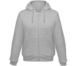 Толстовка мужская Hooded Full Zip серый меланж