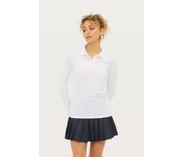 Рубашка поло женская с длинным рукавом Perfect LSL Women, черная