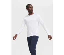 Футболка с длинным рукавом Sporty LSL Men, неоново-зеленая