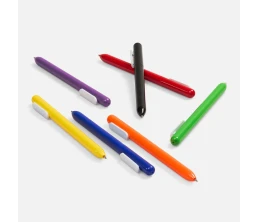 Ручка шариковая Swiper, черная с белым