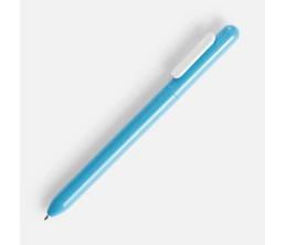 Ручка шариковая Swiper, голубая с белым