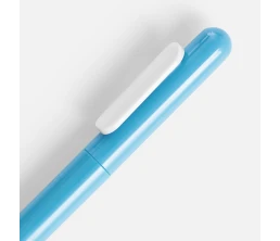 Ручка шариковая Swiper, голубая с белым