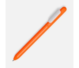 Ручка шариковая Swiper, оранжевая с белым