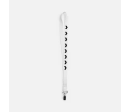 Лента для бейджа Neckband, белая