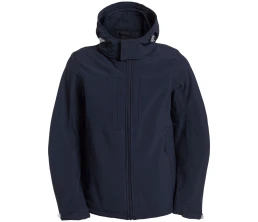 Куртка мужская Hooded Softshell темно-синяя