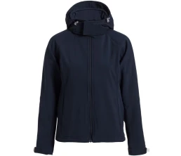 Куртка женская Hooded Softshell темно-синяя